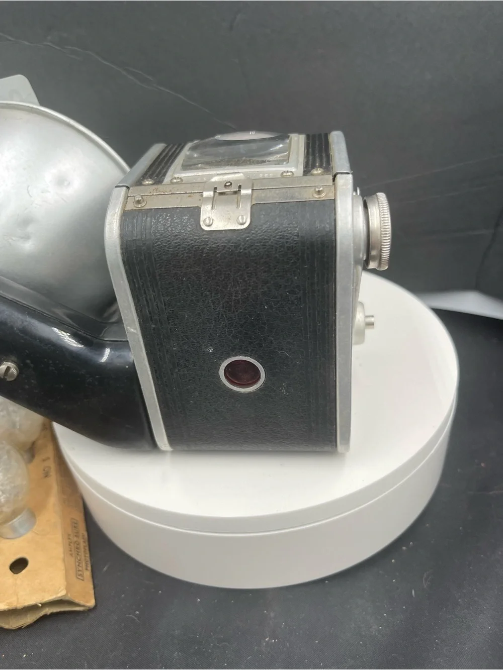 Vintage Kodak Duaflex II Camera with Flash & Extras
